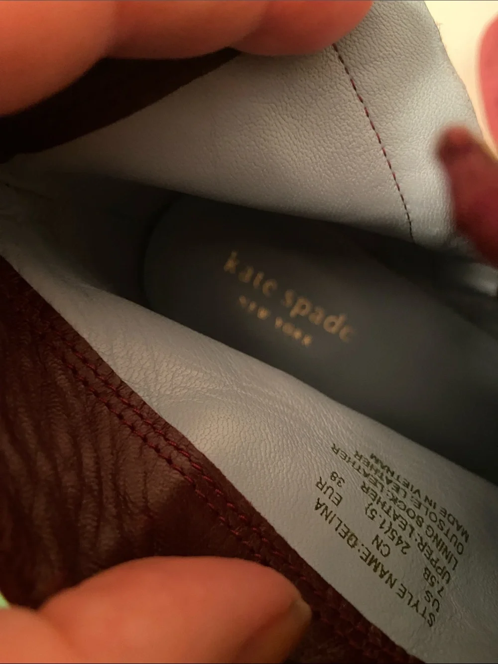 kate spade elegant wine